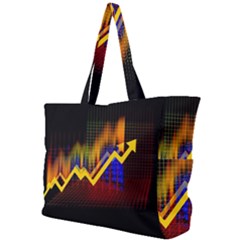 Logo-finance-economy-statistics Simple Shoulder Bag