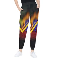 Logo-finance-economy-statistics Tapered Pants