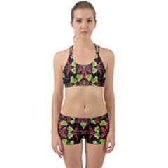 Pattern-berry-red-currant-plant Back Web Gym Set