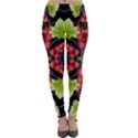 Pattern-berry-red-currant-plant Lightweight Velour Leggings View1