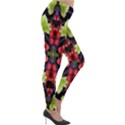 Pattern-berry-red-currant-plant Lightweight Velour Leggings View4