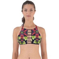 Pattern-berry-red-currant-plant Perfectly Cut Out Bikini Top