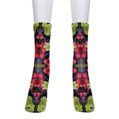 Pattern-berry-red-currant-plant Crew Socks