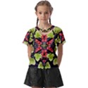 Pattern-berry-red-currant-plant Kids  Front Cut Tee View1