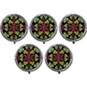 Pattern-berry-red-currant-plant Mini Round Pill Box (Pack of 5) View1