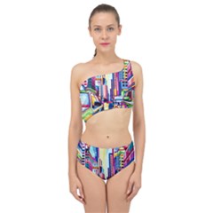 City-street-car-road-architecture Spliced Up Two Piece Swimsuit