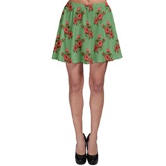 Flowers-b 002 Skater Skirt by nate14shop