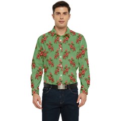 Flowers-b 002 Men s Long Sleeve  Shirt