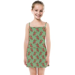 Flowers-b 002 Kids  Summer Sun Dress