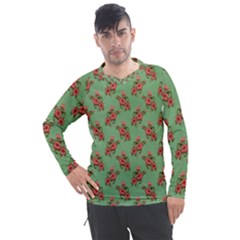 Flowers-b 002 Men s Pique Long Sleeve Tee