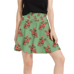 Flowers-b 002 Waistband Skirt