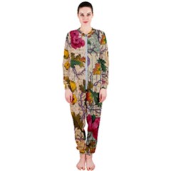 Flowers-b 003 Onepiece Jumpsuit (ladies) by nate14shop