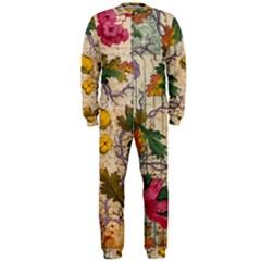 Flowers-b 003 Onepiece Jumpsuit (men) by nate14shop