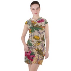 Flowers-b 003 Drawstring Hooded Dress by nate14shop