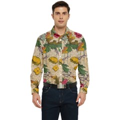 Flowers-b 003 Men s Long Sleeve  Shirt