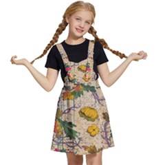 Flowers-b 003 Kids  Apron Dress