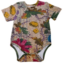 Flowers-b 003 Baby Short Sleeve Onesie Bodysuit