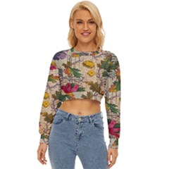 Flowers-b 003 Lightweight Long Sleeve Sweatshirt