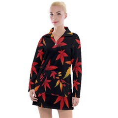 Hd-wallpaper-b 001 Women s Long Sleeve Casual Dress by nate14shop