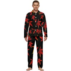 Hd-wallpaper-b 001 Men s Long Sleeve Velvet Pocket Pajamas Set