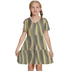 Hd-wallpaper-b 002 Kids  Short Sleeve Tiered Mini Dress