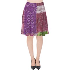 Hd-wallpaper-b 003 Velvet High Waist Skirt by nate14shop