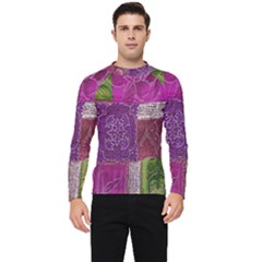 Hd-wallpaper-b 003 Men s Long Sleeve Rash Guard by nate14shop