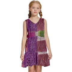 Hd-wallpaper-b 003 Kids  Sleeveless Tiered Mini Dress