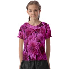 Hd-wallpaper Flower-b 004 Kids  Frill Chiffon Blouse by nate14shop