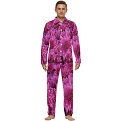 Hd-wallpaper Flower-b 004 Men s Long Sleeve Velvet Pocket Pajamas Set