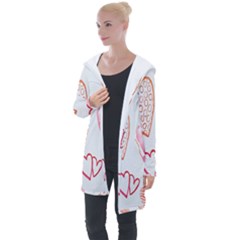 Hd-wallpaper-love Longline Hooded Cardigan by nate14shop