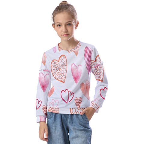 Hd-wallpaper-love Kids  Long Sleeve Tee With Frill  by nate14shop