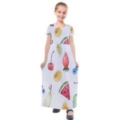 Hd-wallpaper-b 012 Kids  Short Sleeve Maxi Dress by nate14shop