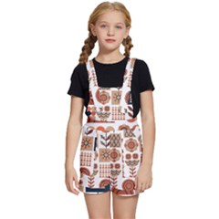 Scandinavian Pattern Artwork No 2 Kids  Short Overalls by HWDesign