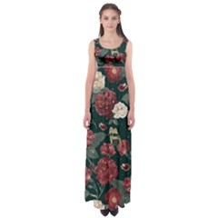 Magic Of Roses Empire Waist Maxi Dress by HWDesign