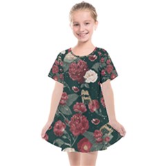 Magic Of Roses Kids  Smock Dress by HWDesign