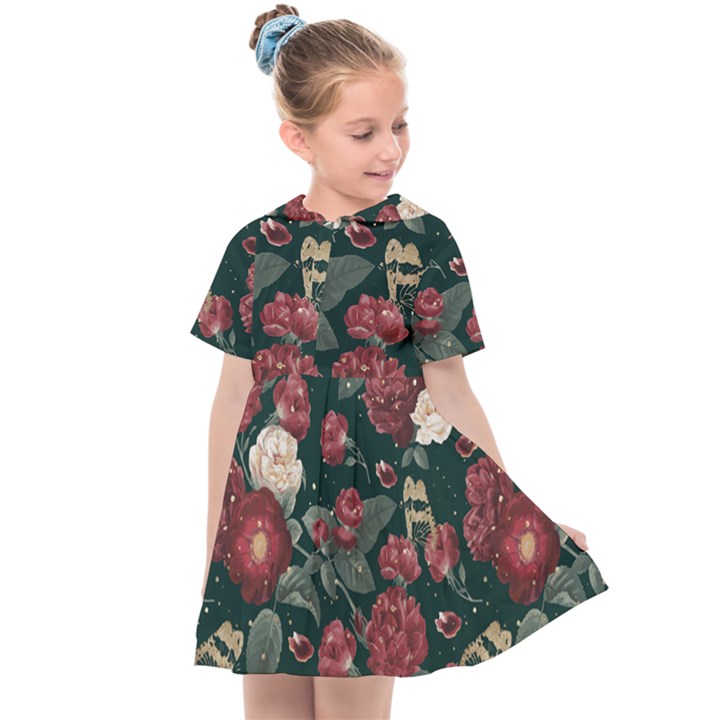 Magic Of Roses Kids  Sailor Dress