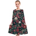 Magic Of Roses Kids  Midi Sailor Dress View1