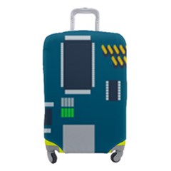 Amphisbaena Two Platform Dtn Node Vector File Luggage Cover (small) by Sapixe