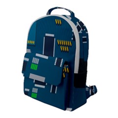 Amphisbaena Two Platform Dtn Node Vector File Flap Pocket Backpack (large) by Sapixe