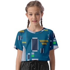 Amphisbaena Two Platform Dtn Node Vector File Kids  Basic Tee by Sapixe