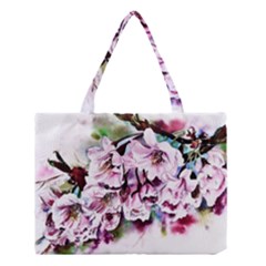 Watercolour-cherry-blossoms Medium Tote Bag