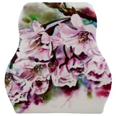 Watercolour-cherry-blossoms Car Seat Velour Cushion  by Jancukart