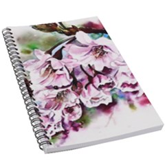 Watercolour-cherry-blossoms 5 5  X 8 5  Notebook