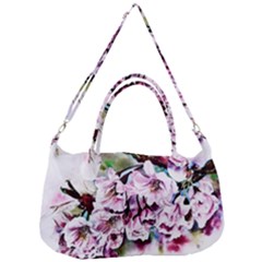 Watercolour-cherry-blossoms Removal Strap Handbag