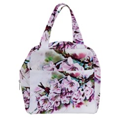 Watercolour-cherry-blossoms Boxy Hand Bag by Jancukart