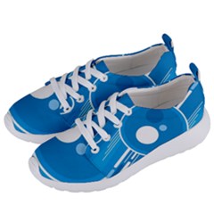 Background-blue-modern-creative Women s Lightweight Sports Shoes by Jancukart