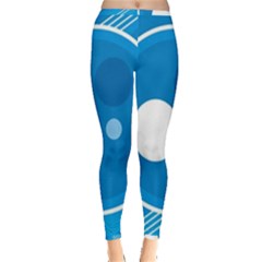 Background-blue-modern-creative Inside Out Leggings