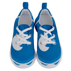 Background-blue-modern-creative Running Shoes