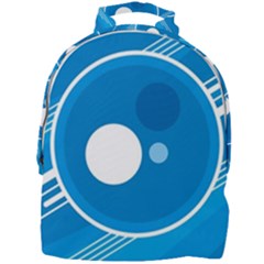 Background-blue-modern-creative Mini Full Print Backpack